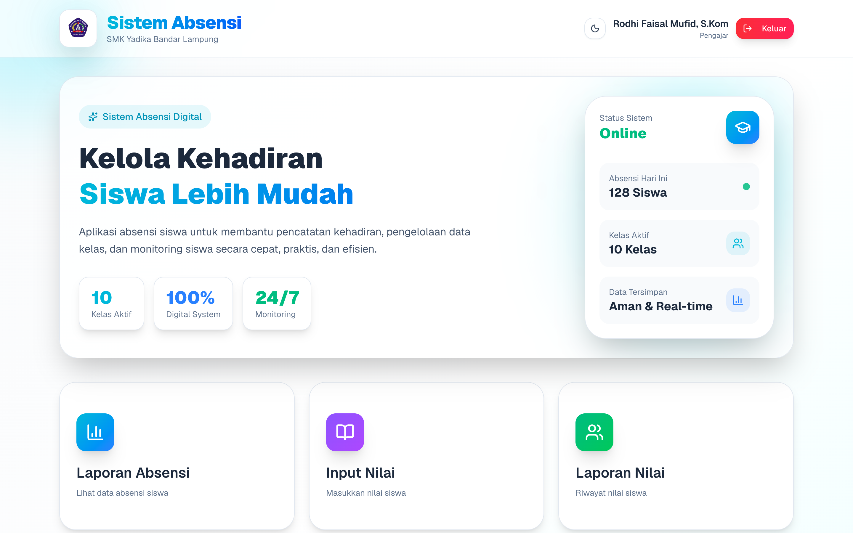 Class Presence Web App – Attendance System for Schools